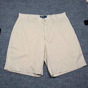 Polo Ralph Lauren Prospect Shorts Men's 36 Khaki Tan Chino Casual Preppy Golf